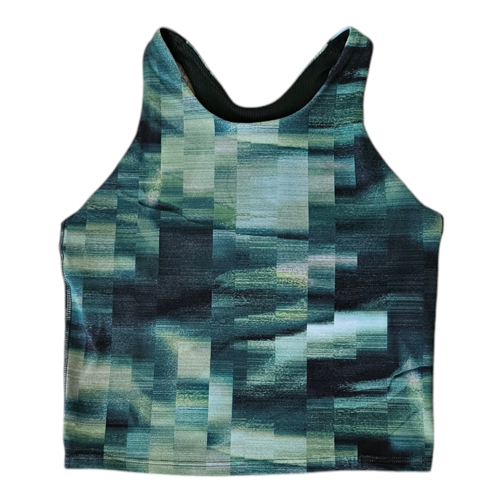 Athleta Girl Racerback Tank Size XL 14 Green